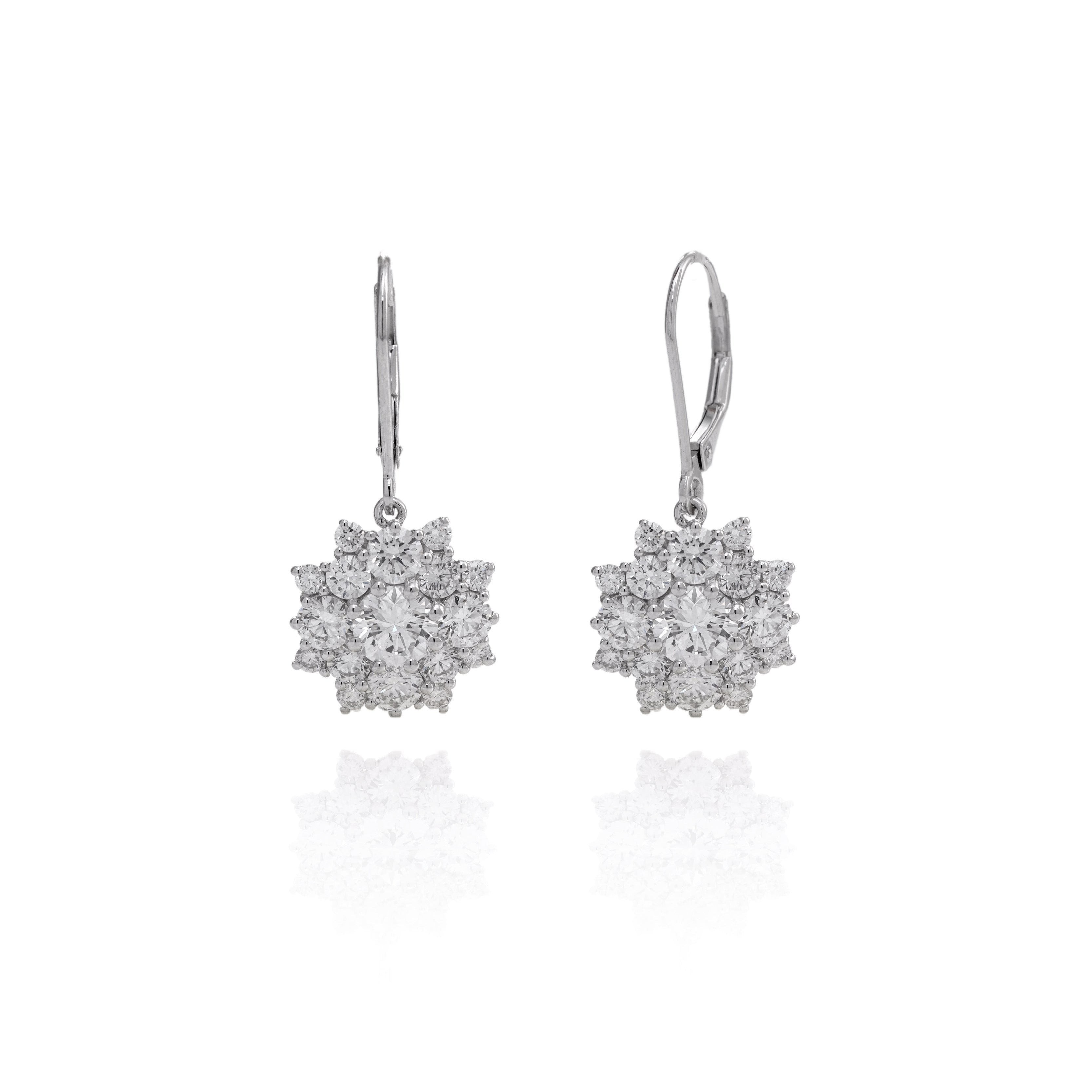 4.22 Ct Rose Quartz Spark Fashion Earrings for Love | Earrings for Women