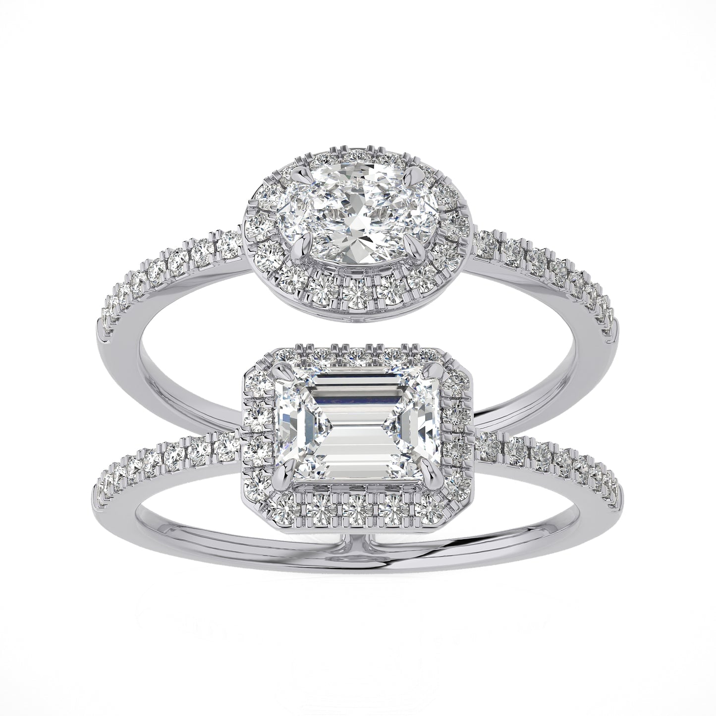 1.50 Ct Fashion Ring Halo/Pave & Engagement Ring & Wedding Rings