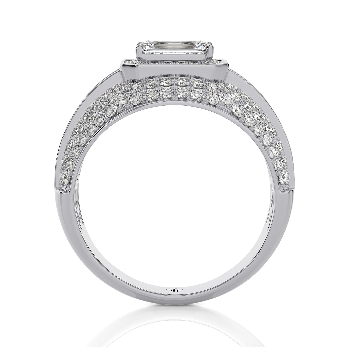 1.88 Ct Halo Vera Wang Love Collection & Engagement & Wedding Ring