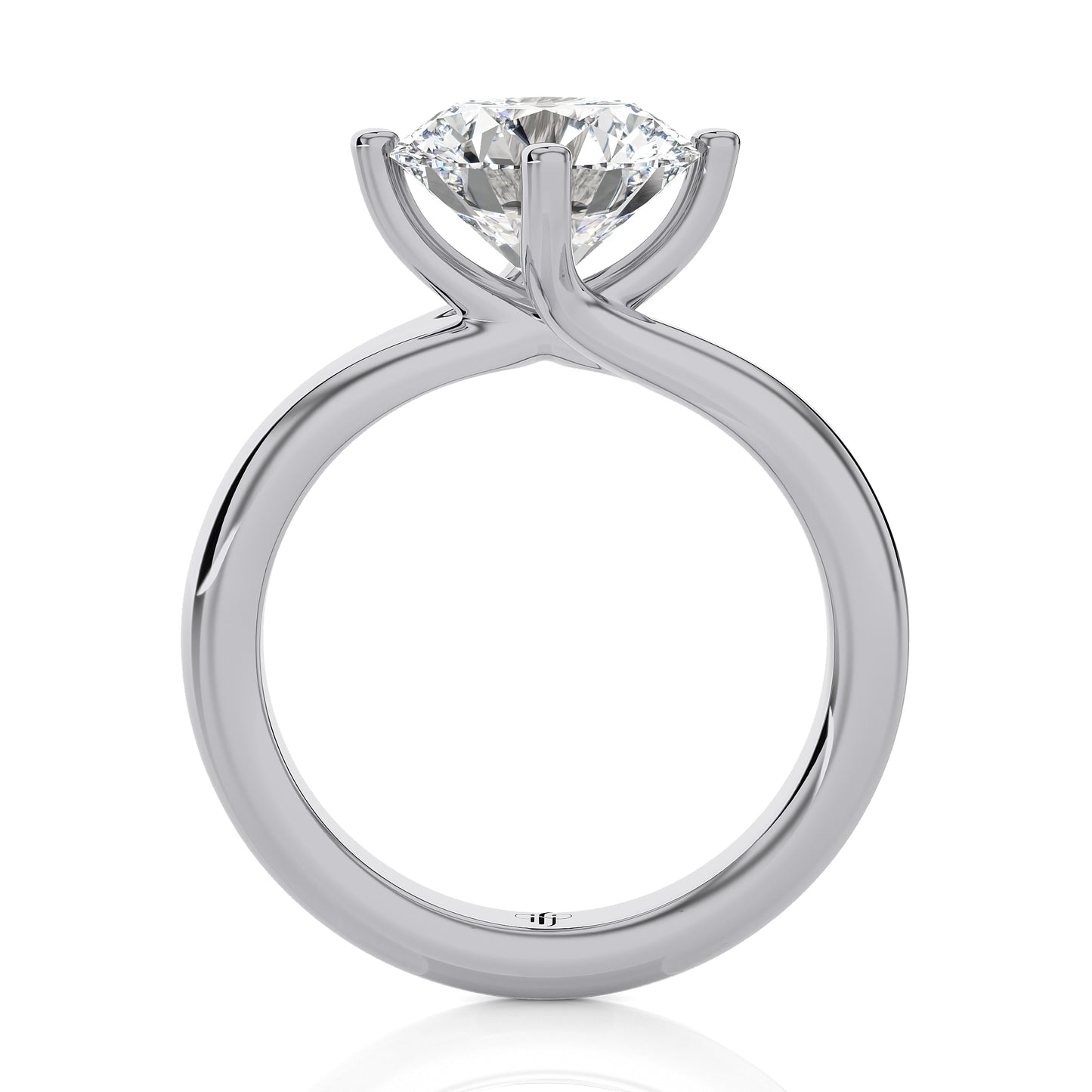 3.20 Ct Round Cut Large Solitaire Diamond Ring Engagement & Wedding Rings