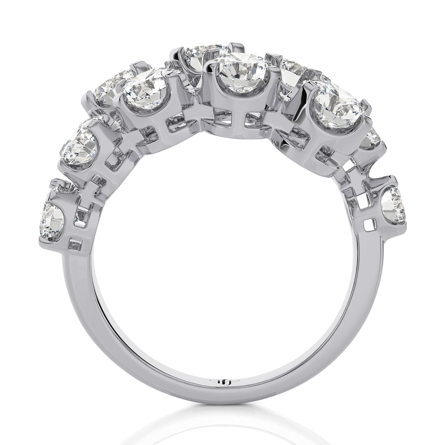 3.43 Ct Round Shape Fashion Engagement & Wedding Rings