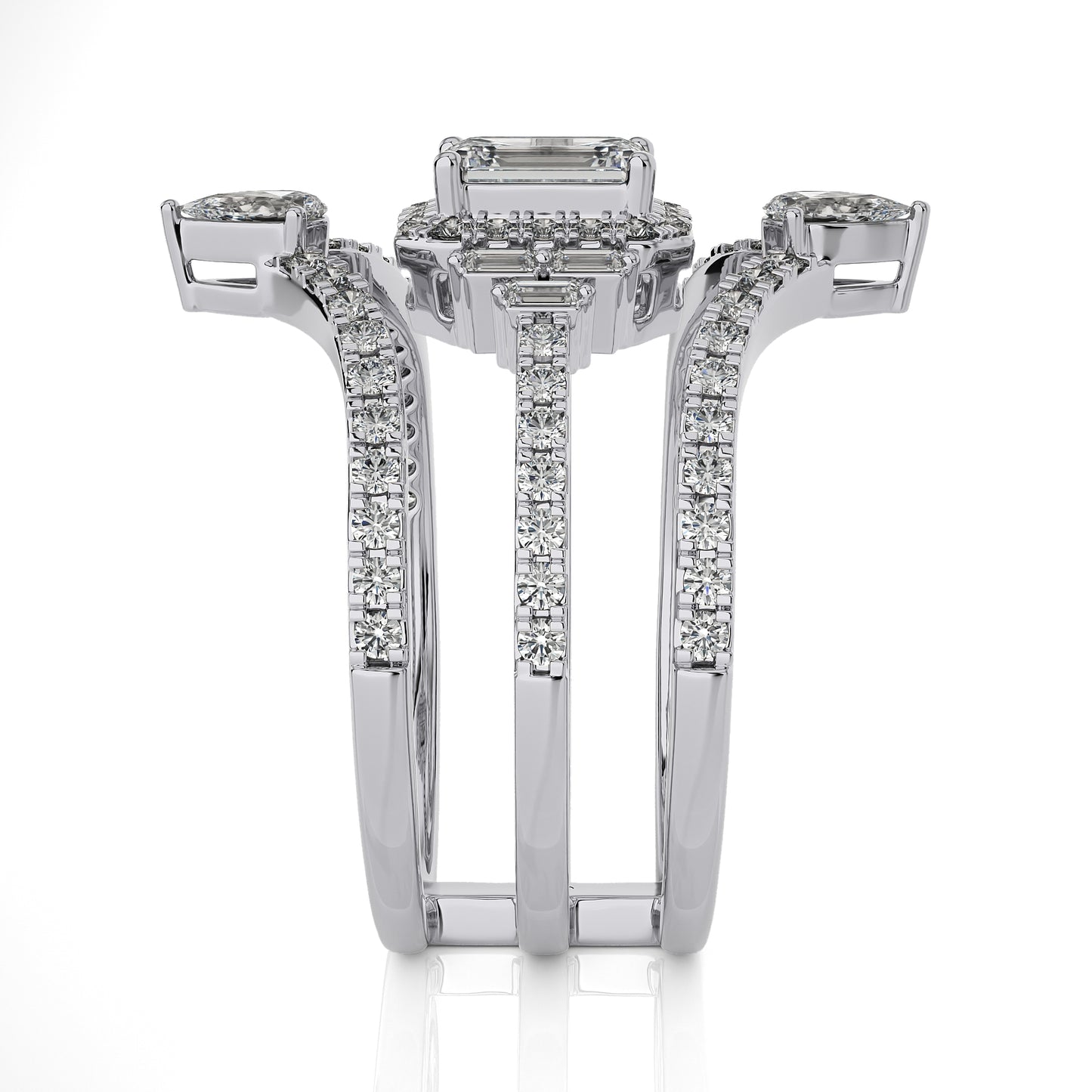 1.69 Ct Solitaire Engagement & Wedding Ring