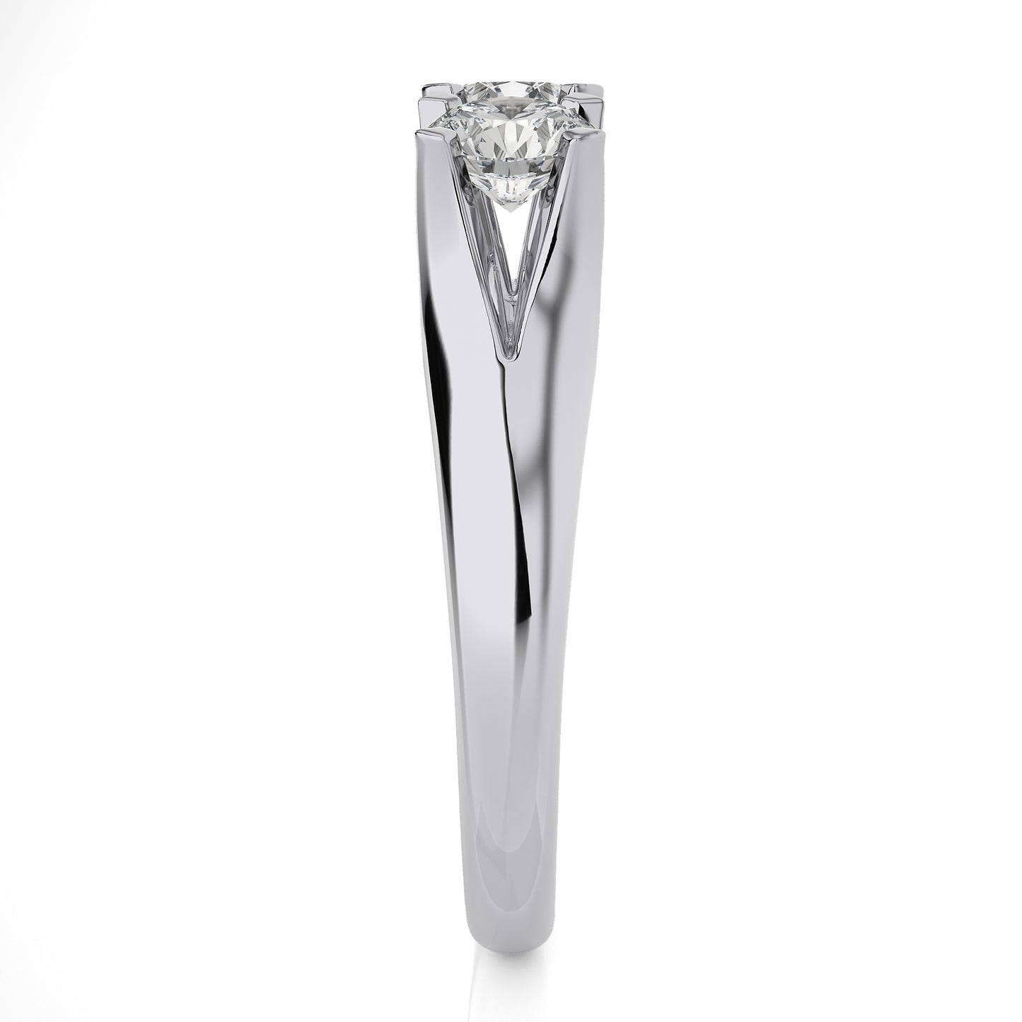 0.62 Ct Two Stones Fashion Ring Engagement & Wedding Rings