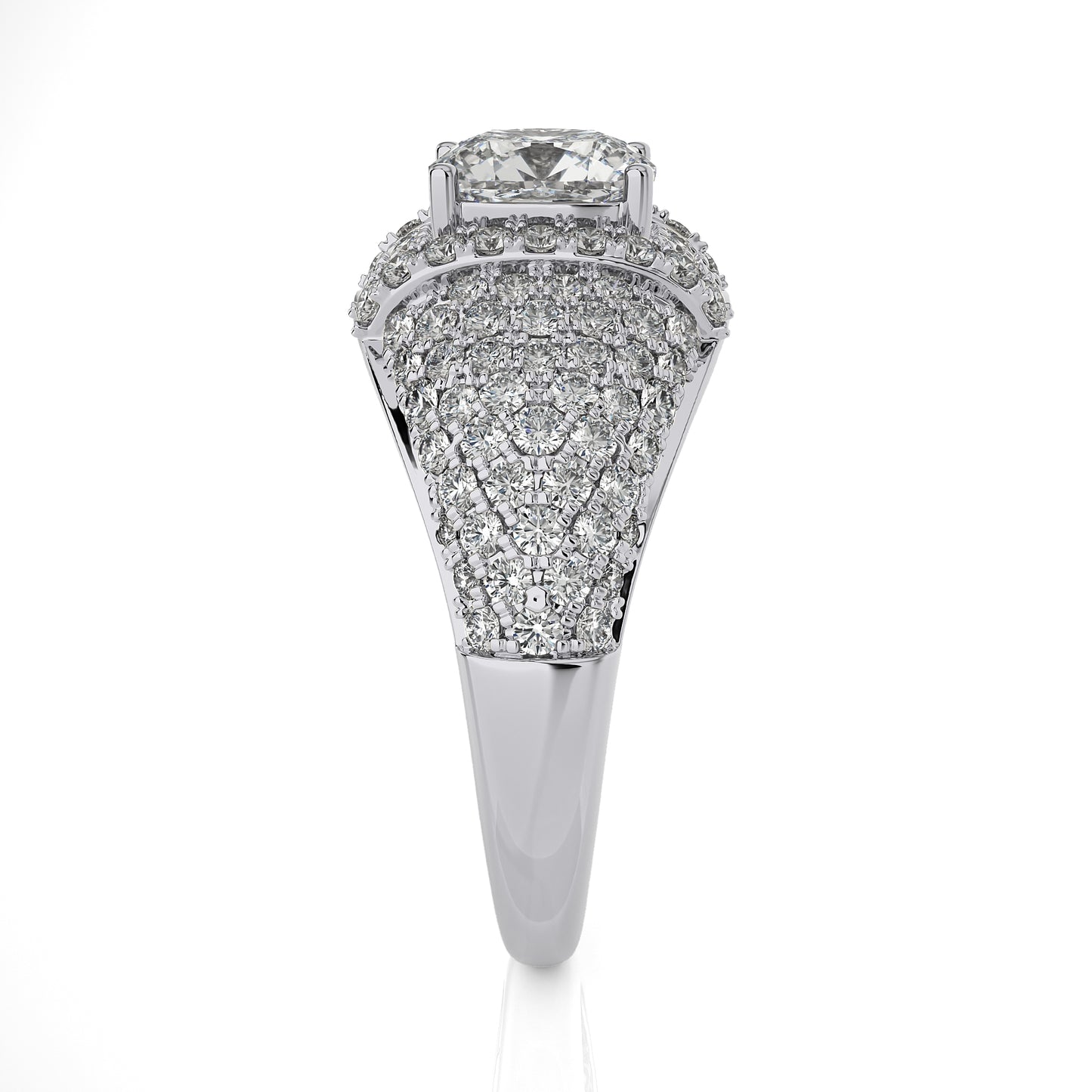 2.01 Ct Halo Vera Wang & Engagement & Wedding Rings
