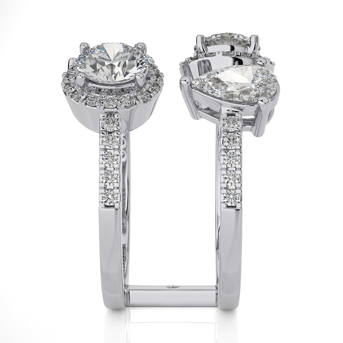 3.21 Ct Dual Elegance Fashion Engagement & Wedding Ring