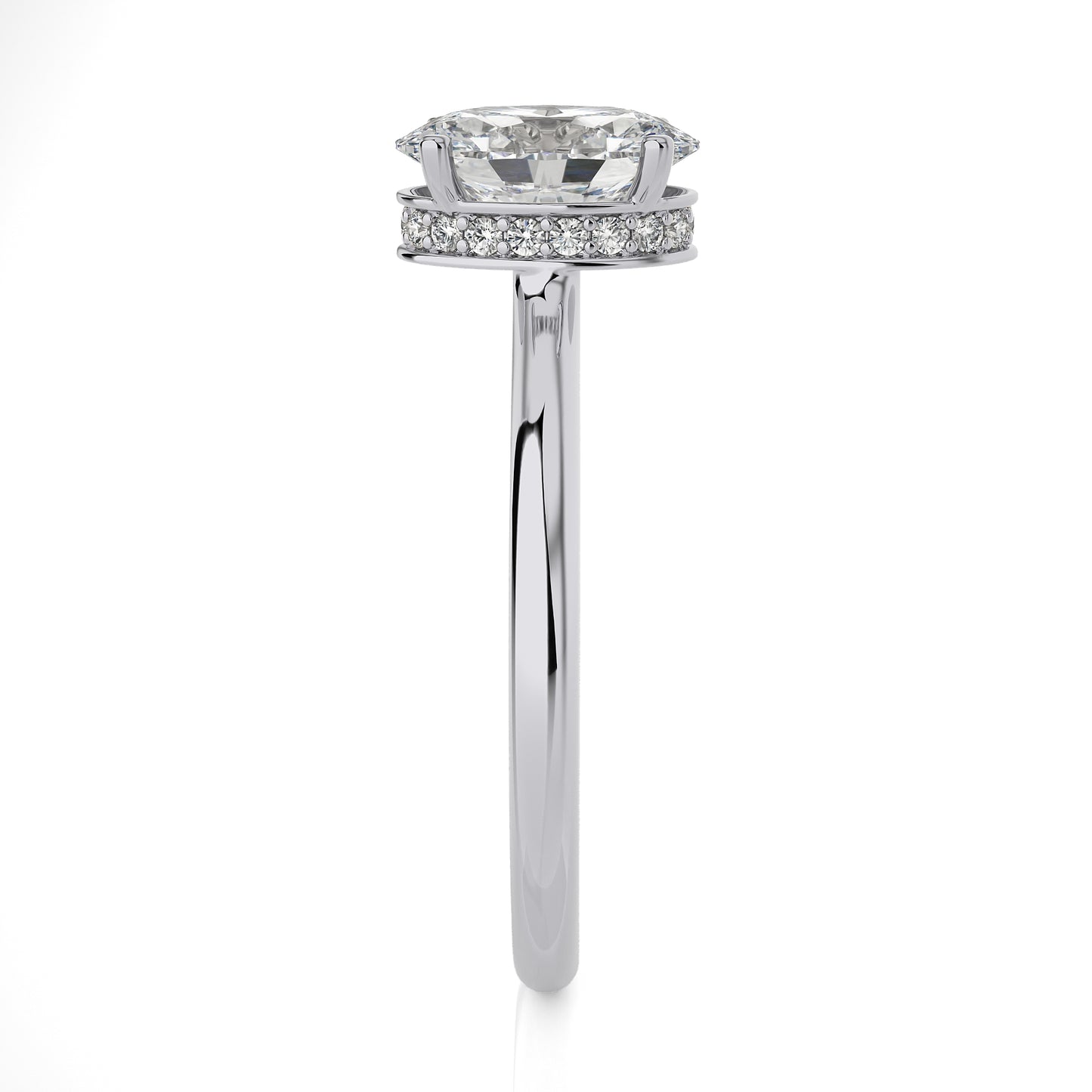 1.63 Ct Round Diamond Ring Engagement Ring & Wedding Rings