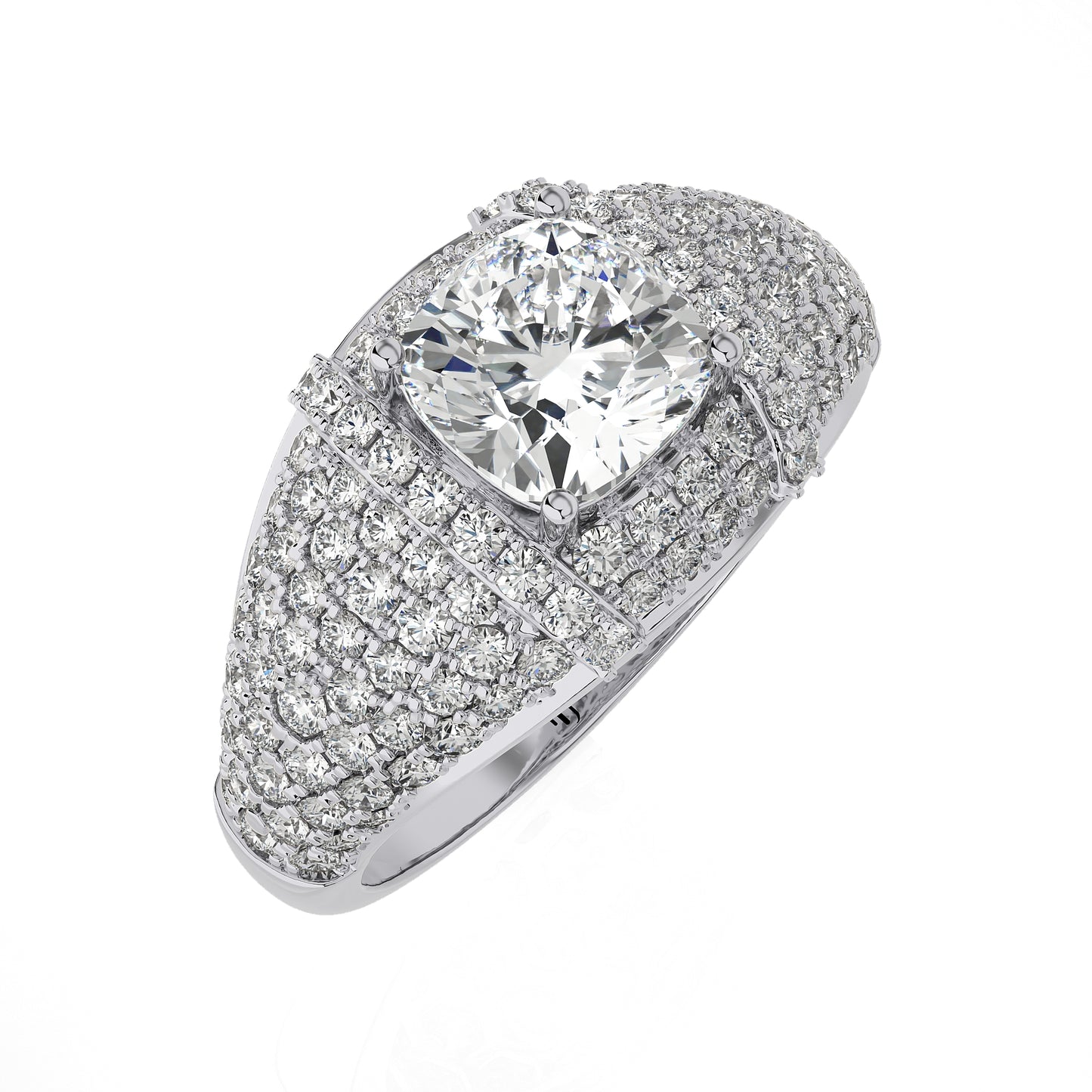 2.01 Ct Halo Vera Wang & Engagement & Wedding Rings