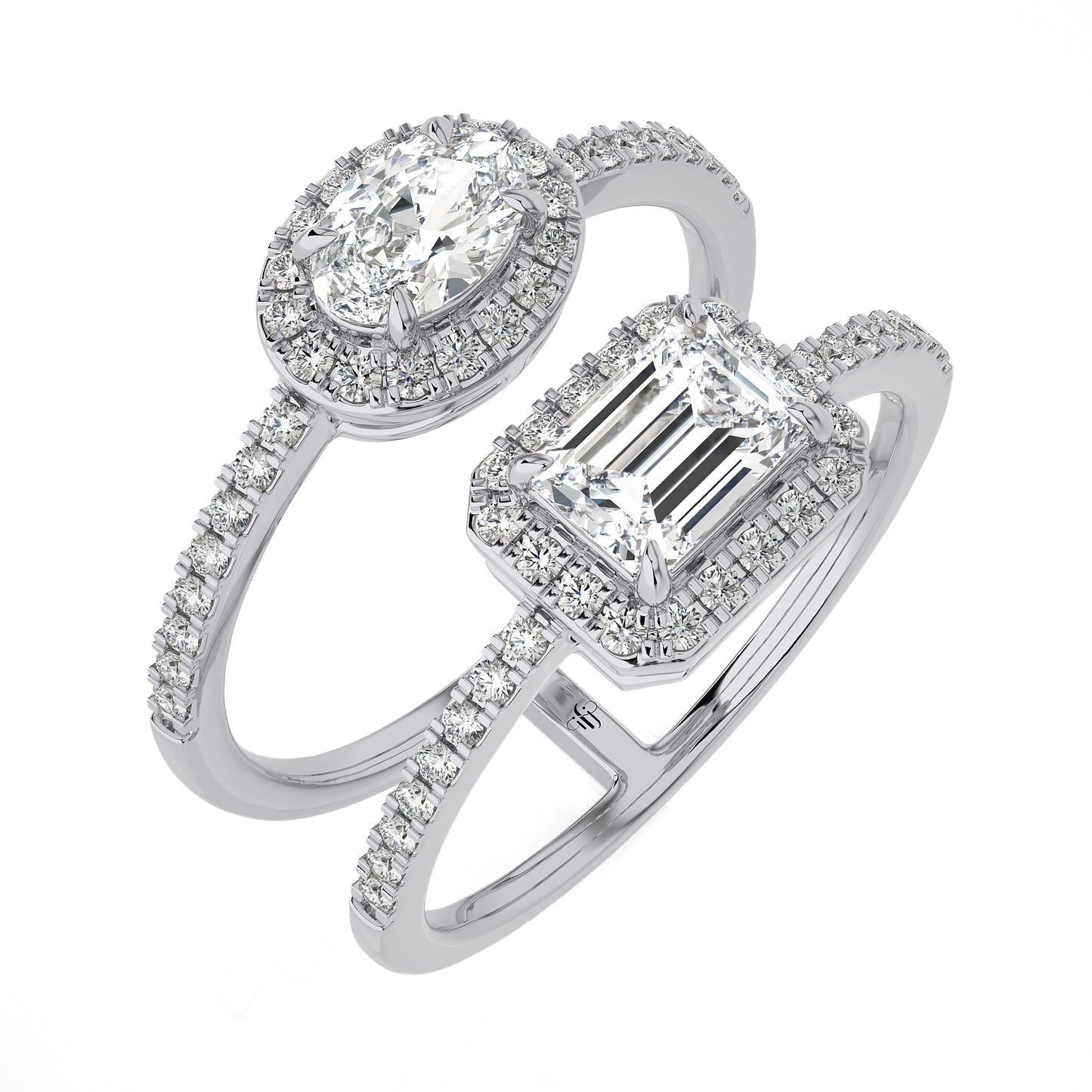 1.50 Ct Fashion Ring Halo/Pave & Engagement Ring & Wedding Rings