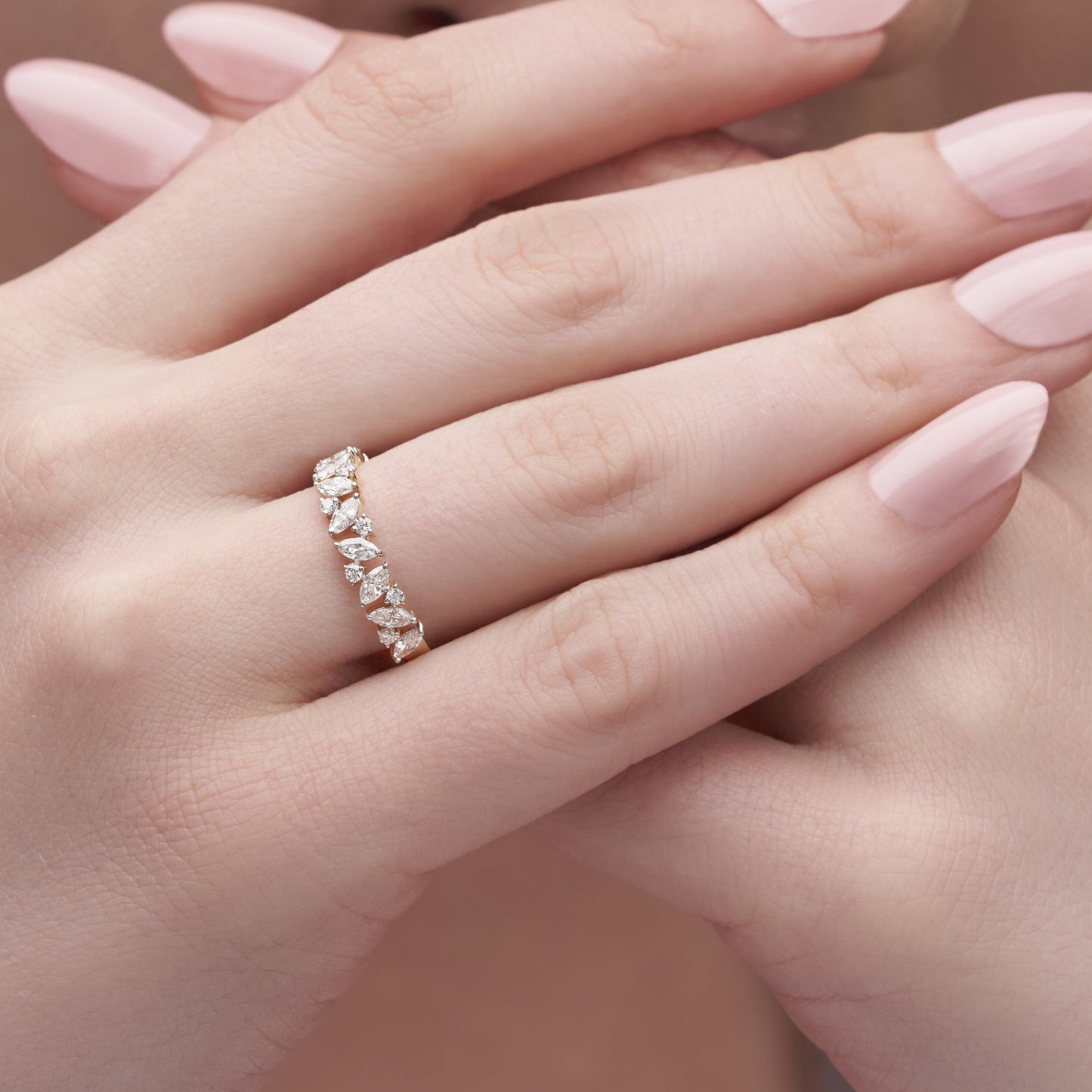 0.78 Ct Aurora Luxe Wedding Band Ring For Women
