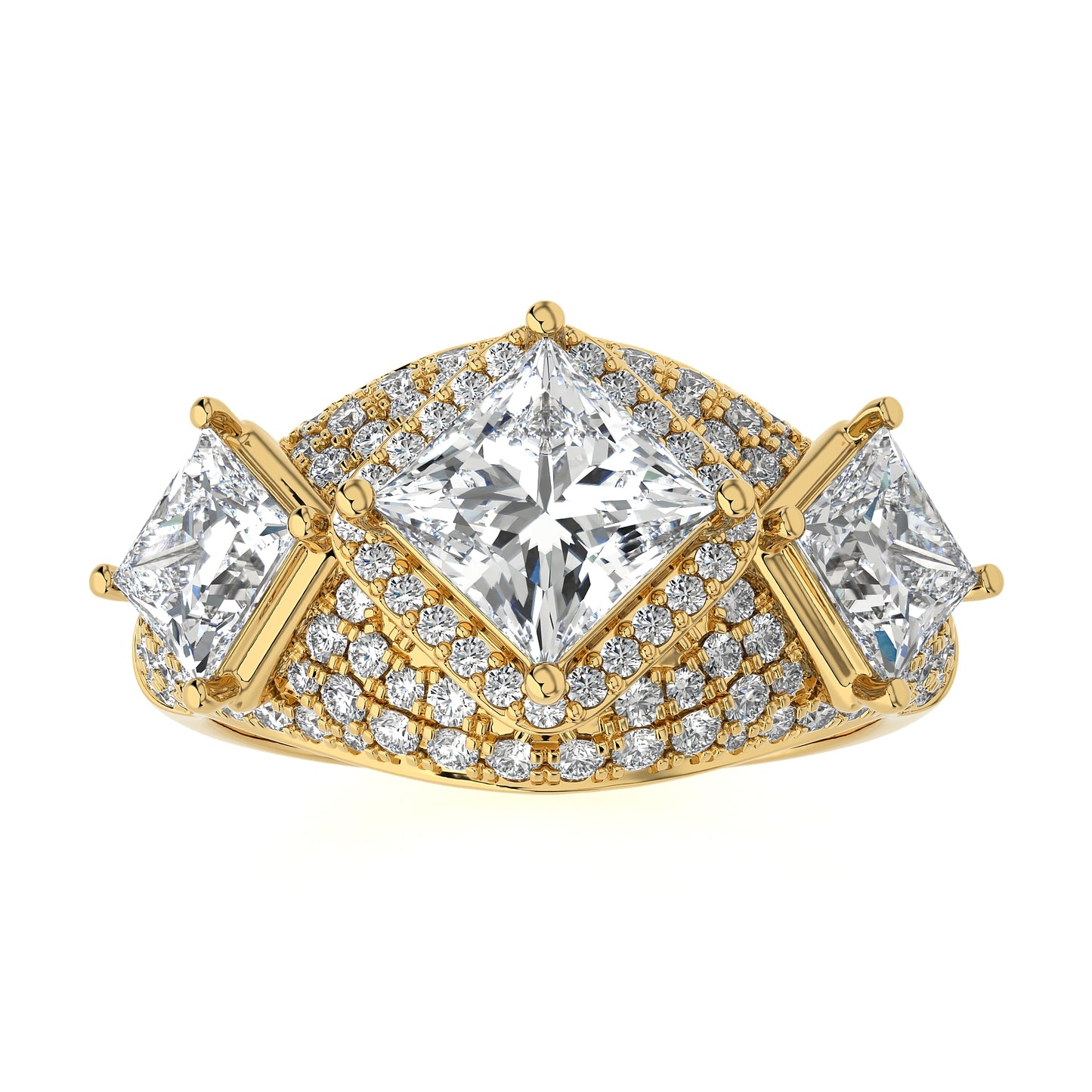 2.96 Ct Fashion Cocktail Ring & Wedding Rings