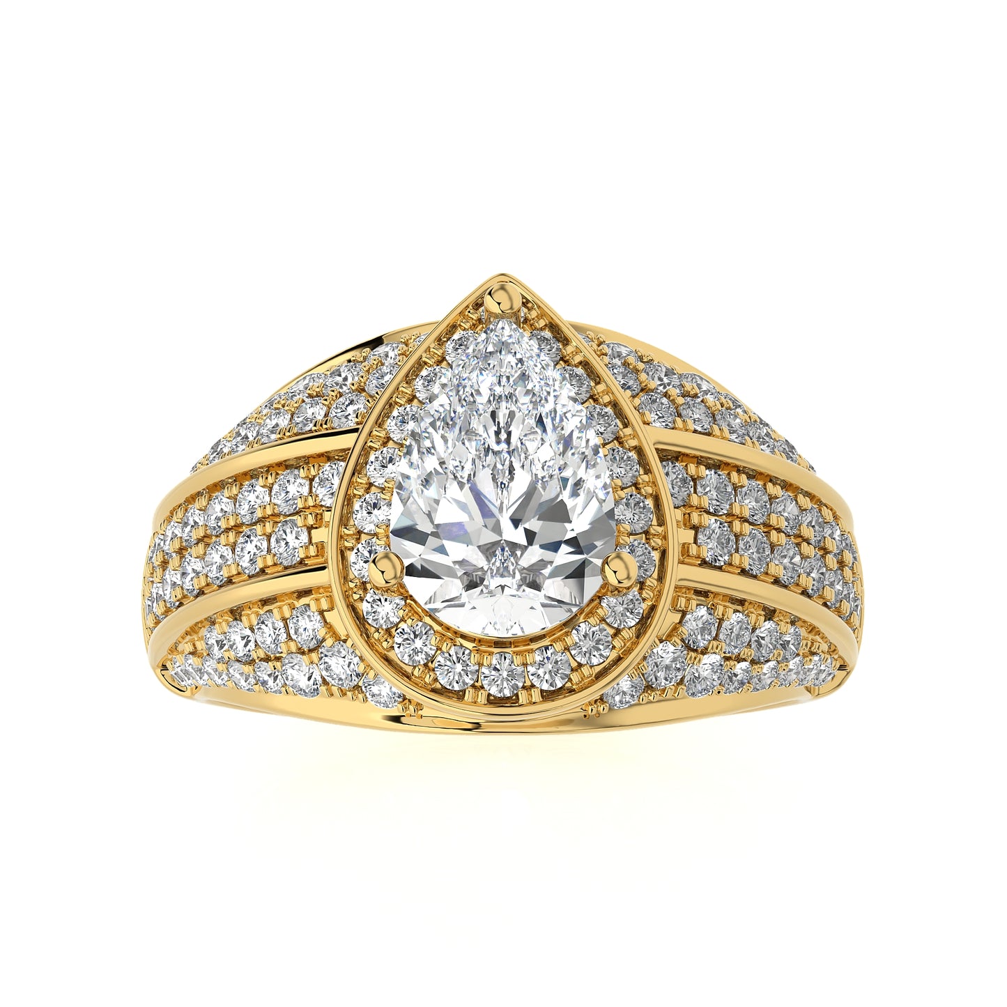 1.76 Ct Halo Vera Wang Love Collection & Engagement & Wedding Ring