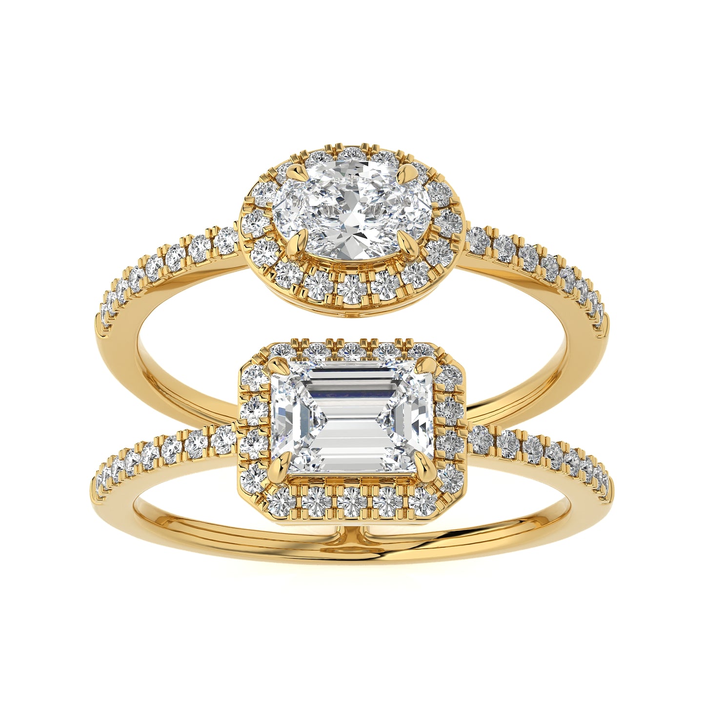 1.50 Ct Fashion Ring Halo/Pave & Engagement Ring & Wedding Rings