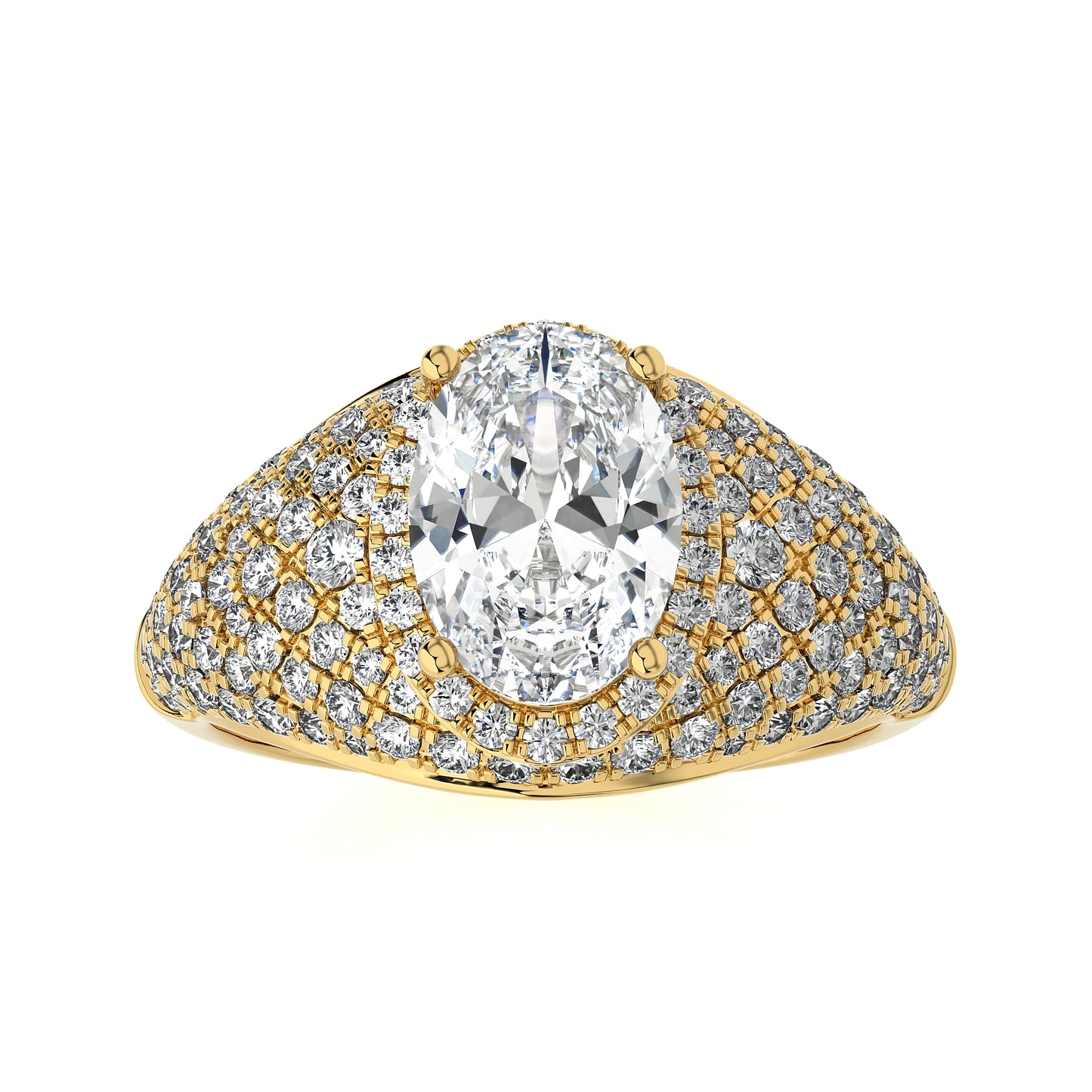 1.91 Ct Halo Vera Wang & Engagement & Wedding Ring
