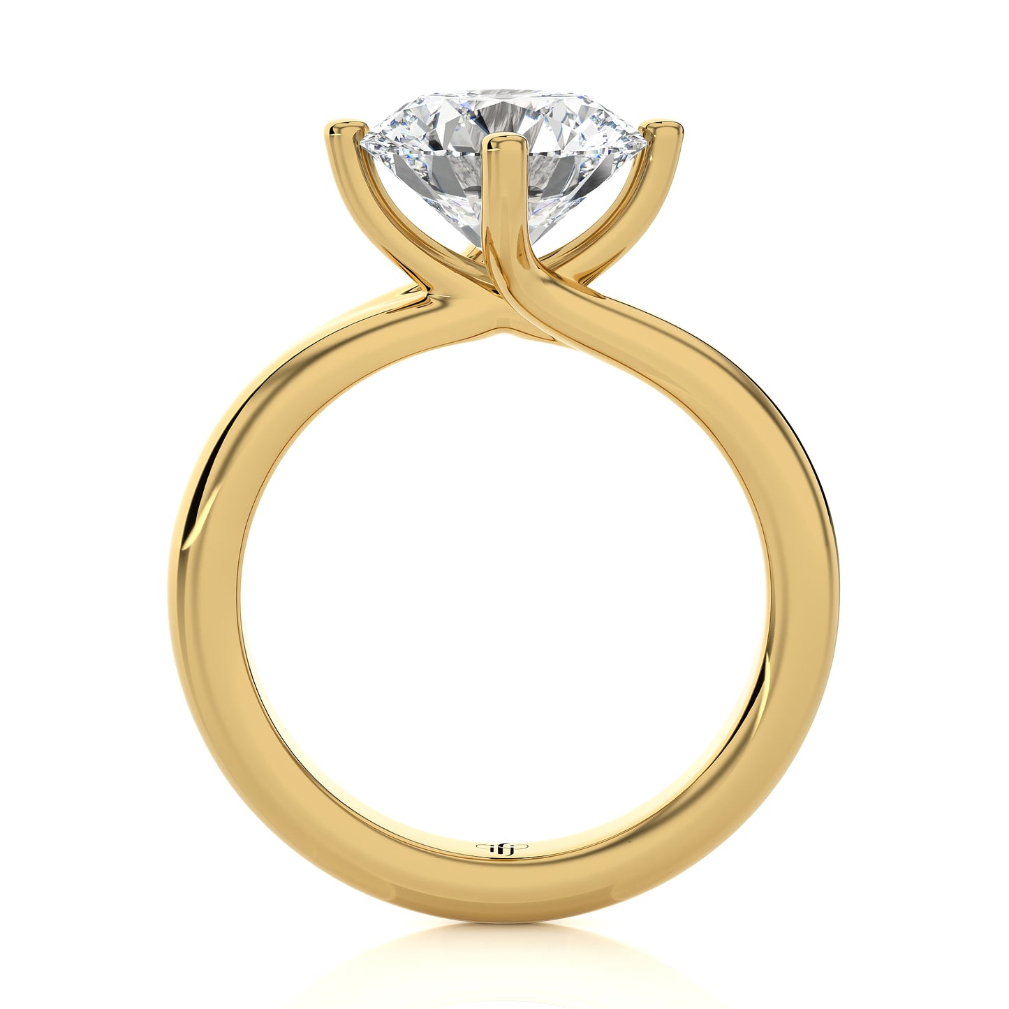 3.20 Ct Round Cut Large Solitaire Diamond Ring Engagement & Wedding Rings