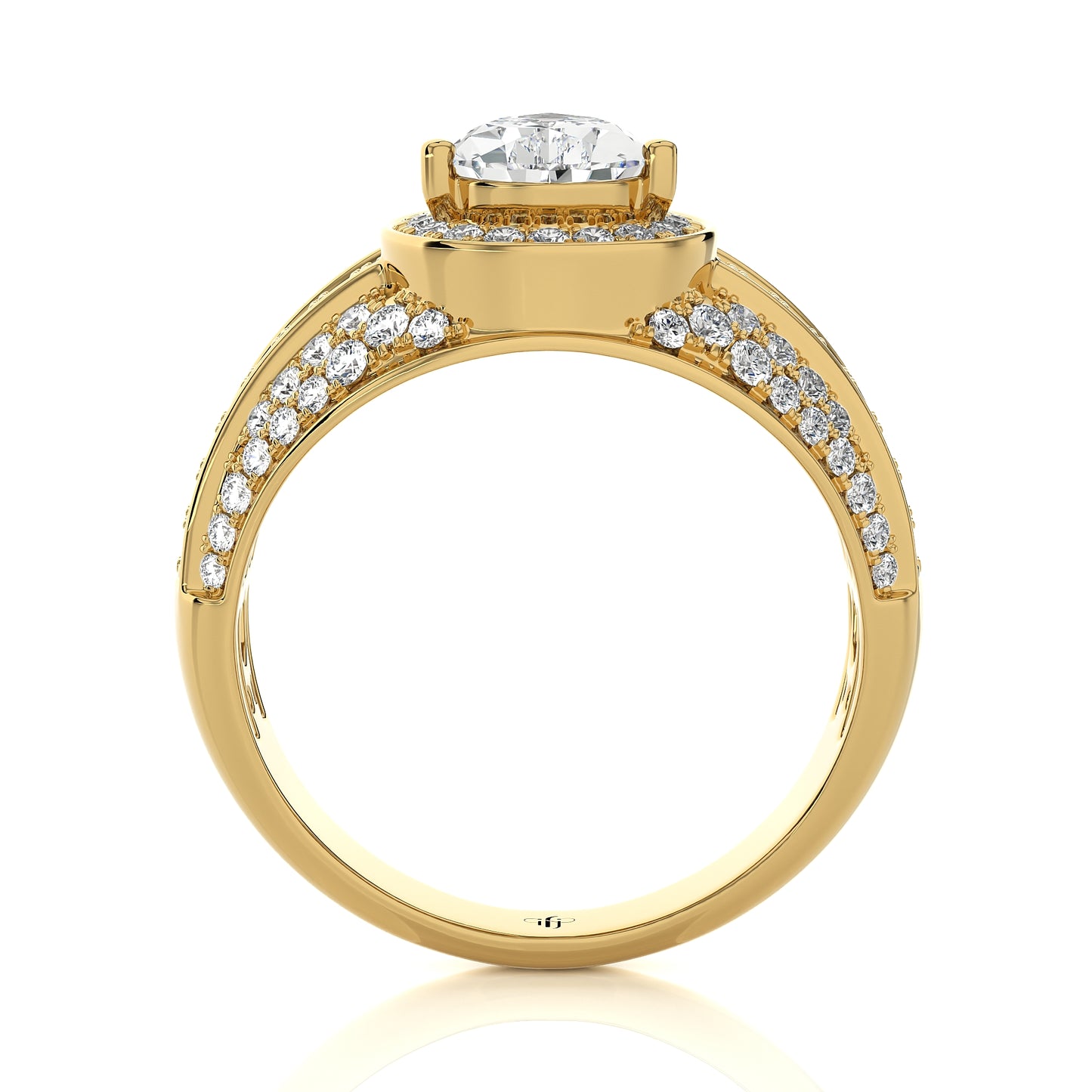 1.76 Ct Halo Vera Wang Love Collection & Engagement & Wedding Ring