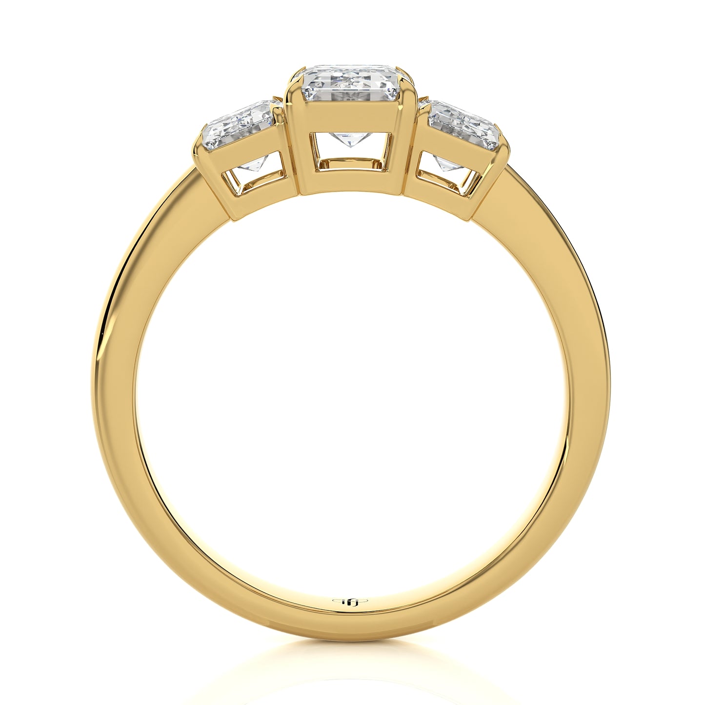 2.06 Ct Radiant Engagement & Wedding Rings