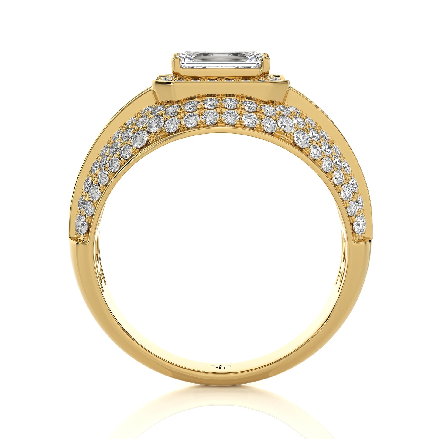 1.88 Ct Halo Vera Wang Love Collection & Engagement & Wedding Ring