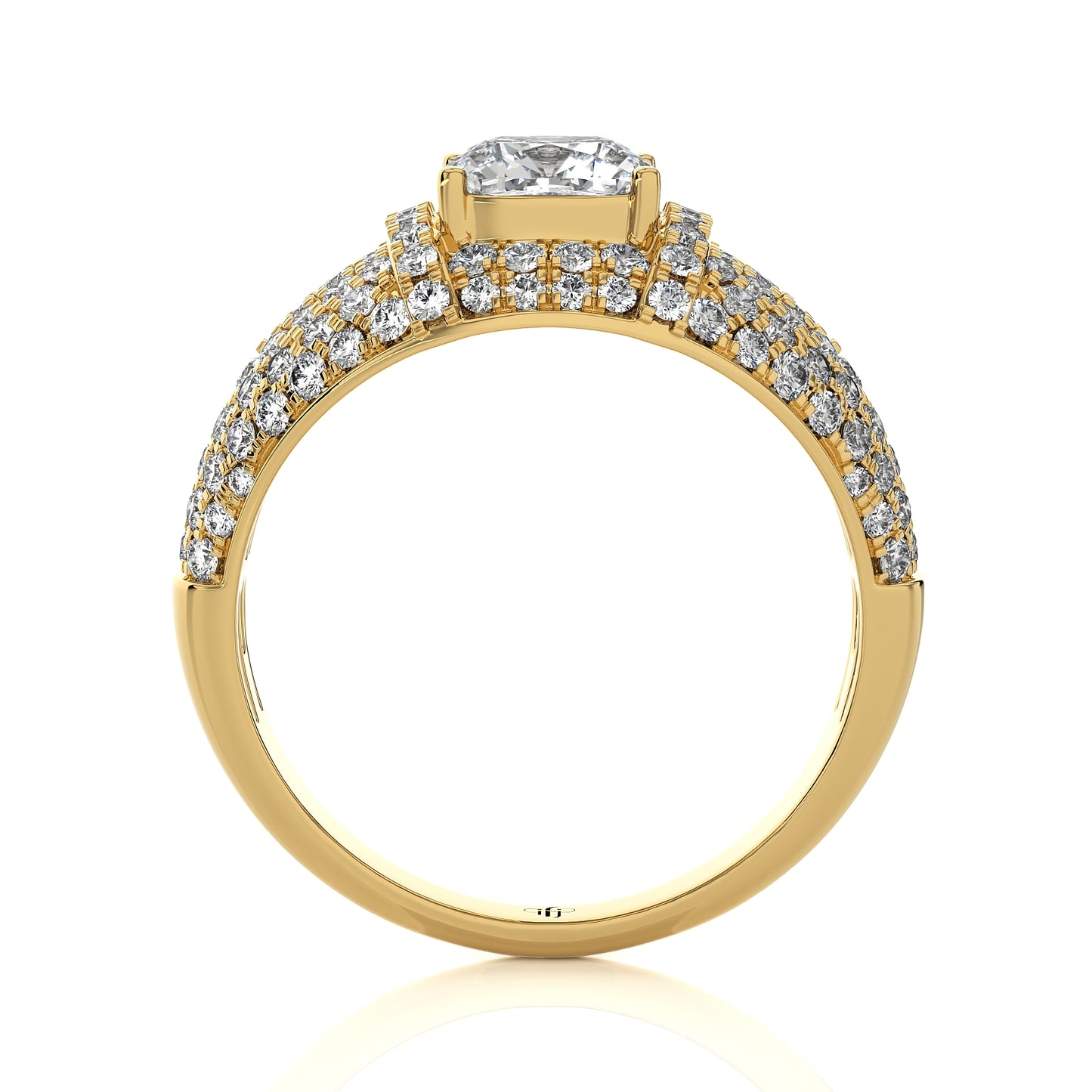 2.01 Ct Halo Vera Wang & Engagement & Wedding Rings