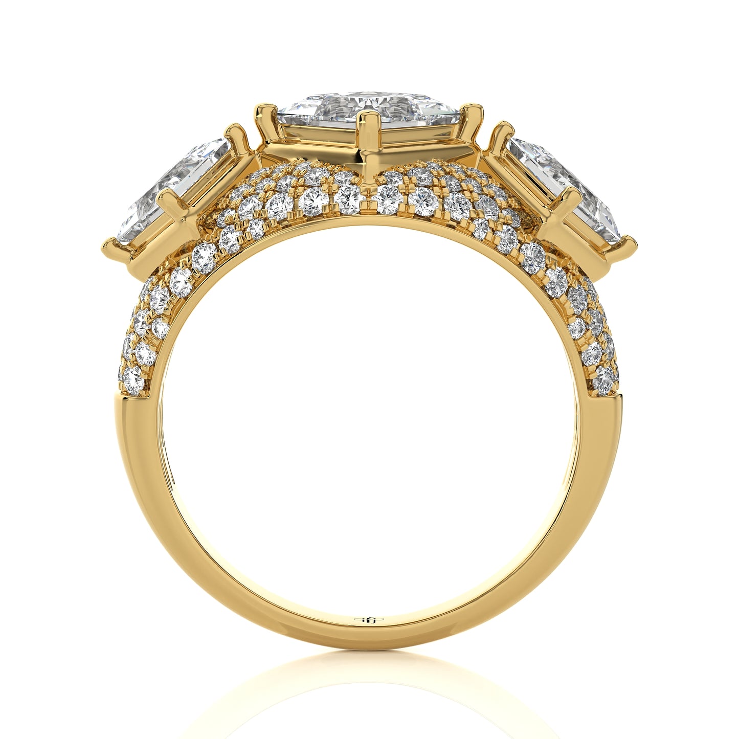 2.89 Ct Fashion Cocktail Ring & Wedding Rings