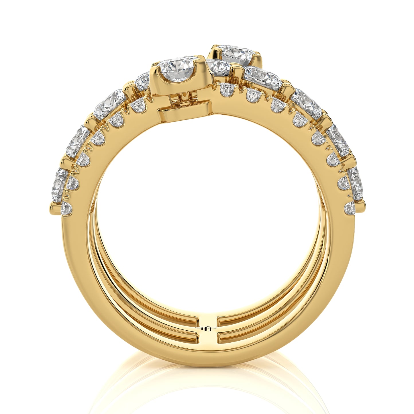 2.76 Ct Round Shape Fashion Engagement & Wedding Rings