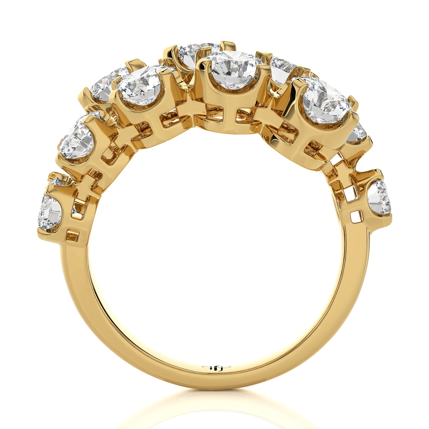 3.43 Ct Round Shape Fashion Engagement & Wedding Rings