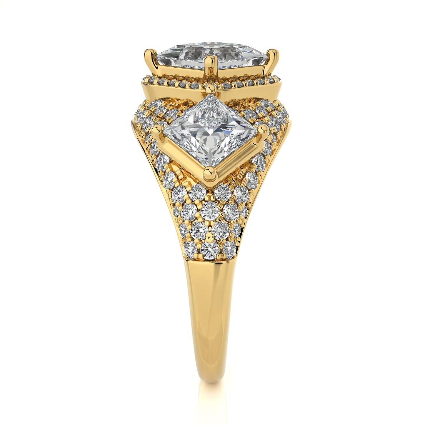 2.96 Ct Fashion Cocktail Ring & Wedding Rings