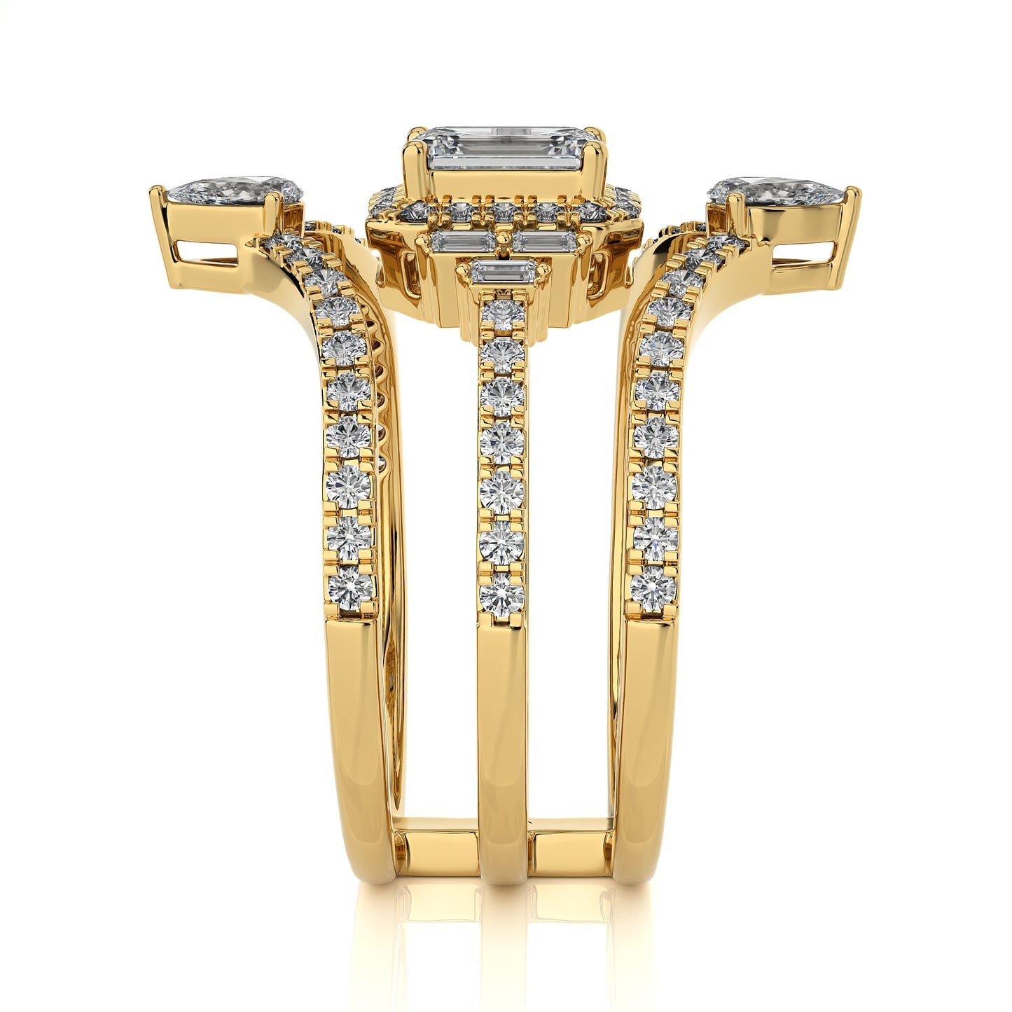 1.69 Ct Solitaire Engagement & Wedding Ring