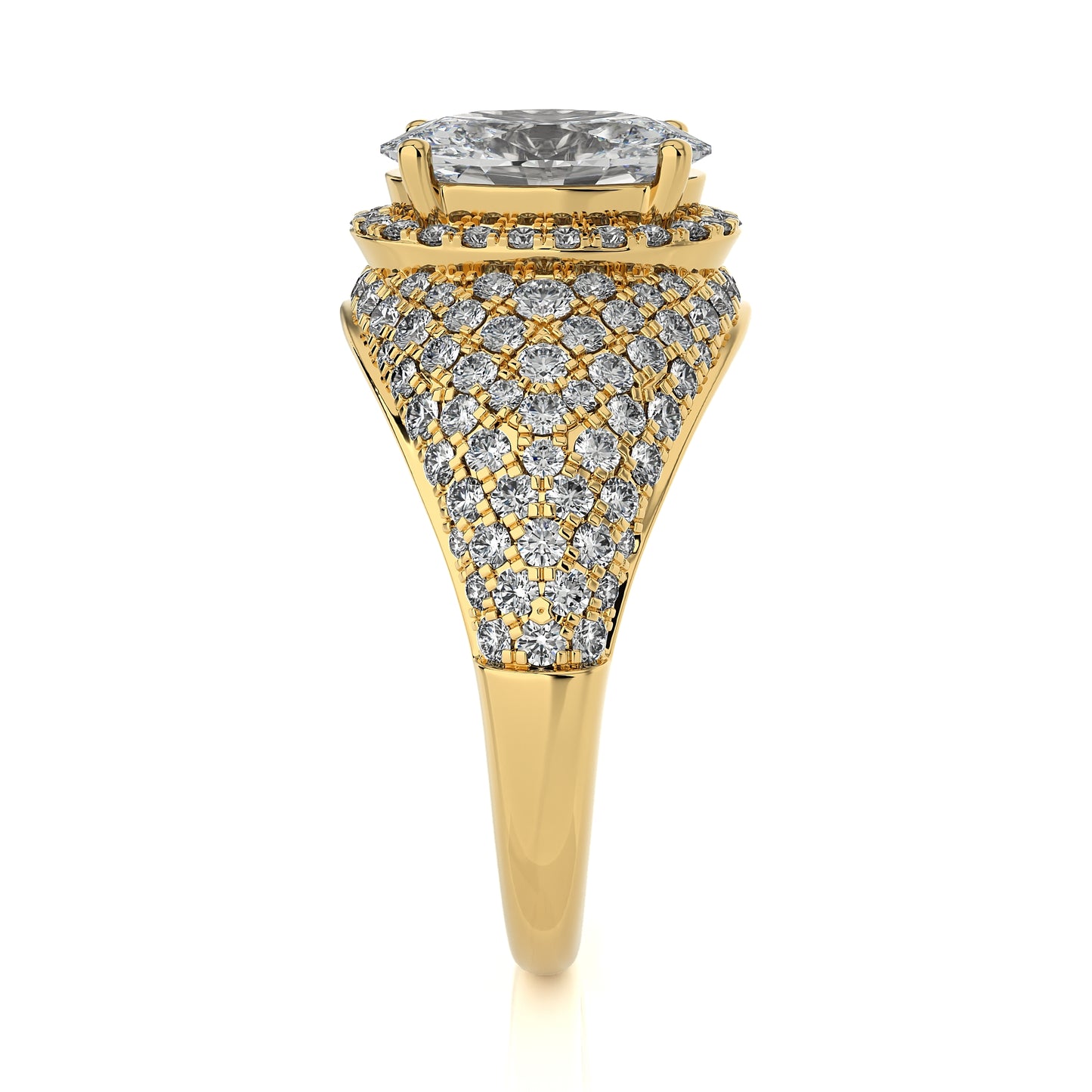 1.91 Ct Halo Vera Wang & Engagement & Wedding Ring
