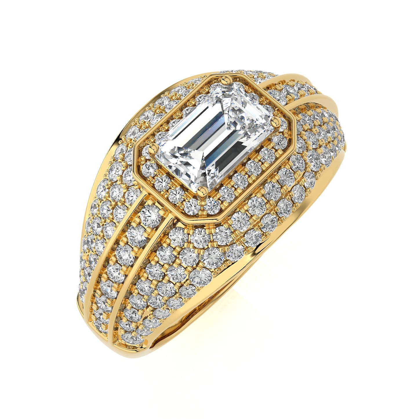 1.88 Ct Halo Vera Wang Love Collection & Engagement & Wedding Ring
