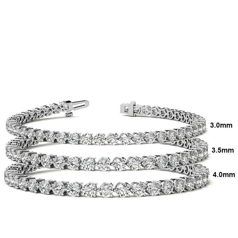 27.00 Ct 3 Prong Tennis Bracelet In | Jewelry for Women
