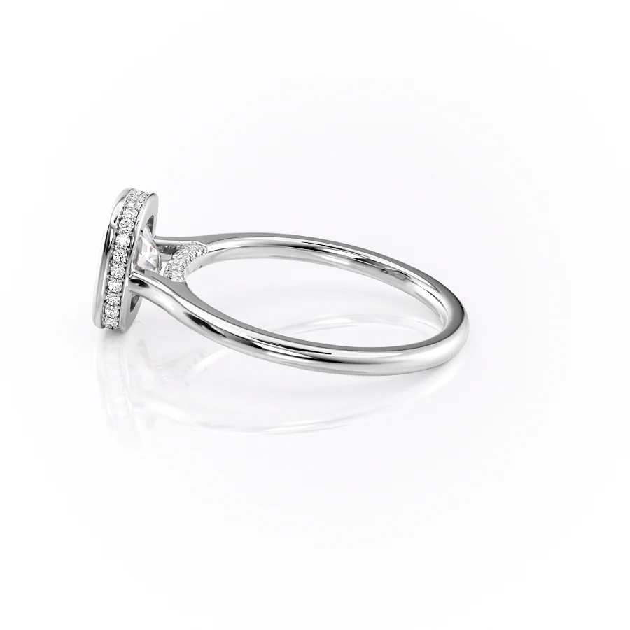 3.00 CT The Charlotte Cushion Bezel-Set Engagement Ring