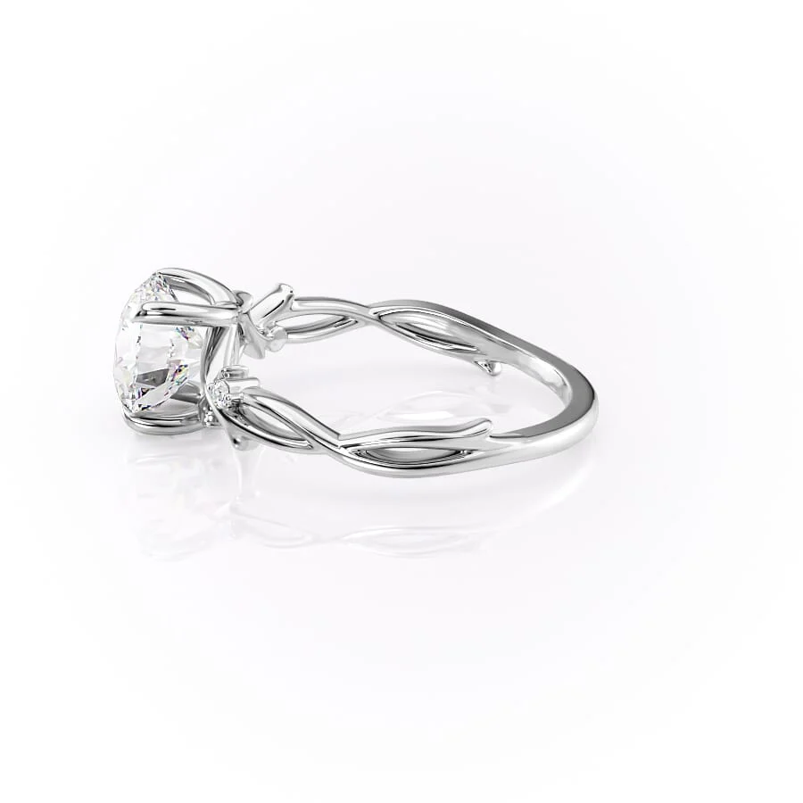 2.50 CT Round The Twig Engagement Ring
