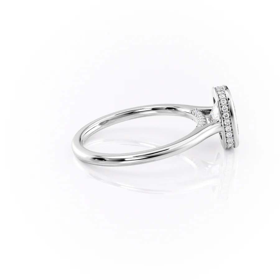 3.00 CT The Charlotte Cushion Bezel-Set Engagement Ring