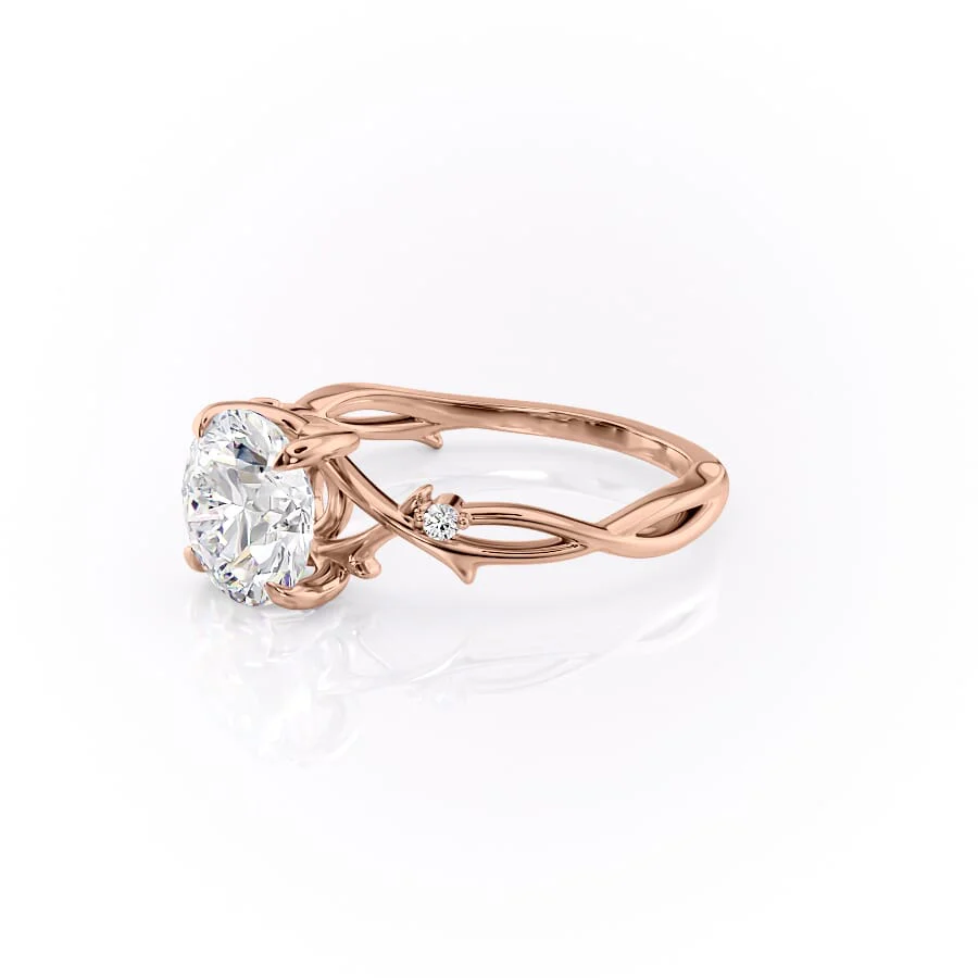 2.50 CT Round The Twig Engagement Ring