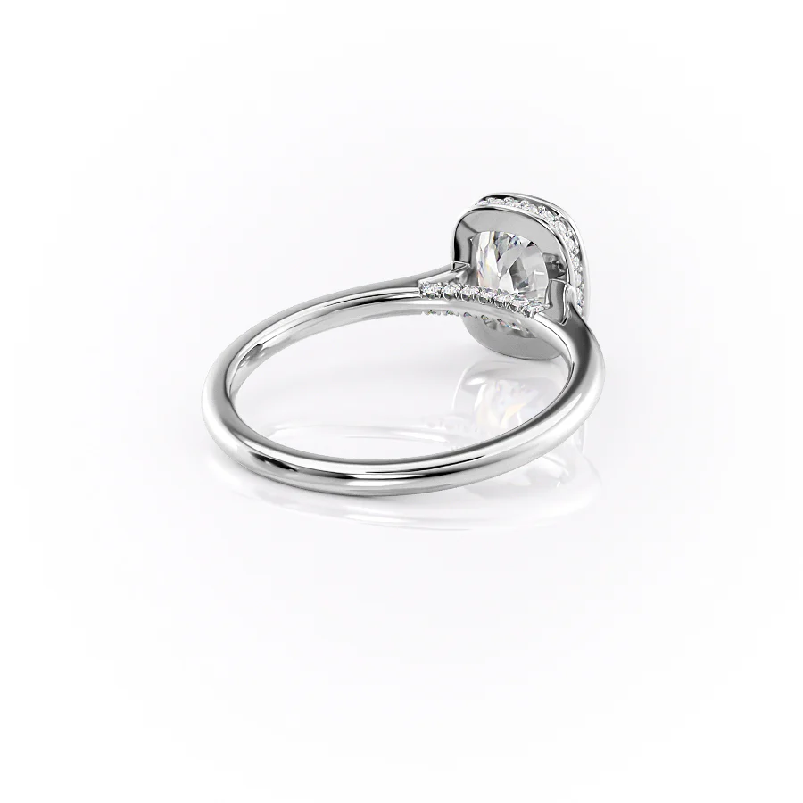 3.00 CT The Charlotte Cushion Bezel-Set Engagement Ring