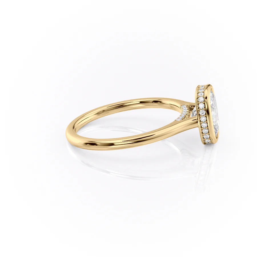 3.00 CT The Charlotte Cushion Bezel-Set Engagement Ring