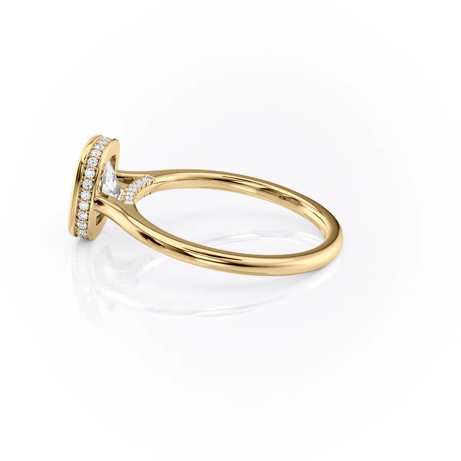 3.00 CT The Charlotte Cushion Bezel-Set Engagement Ring