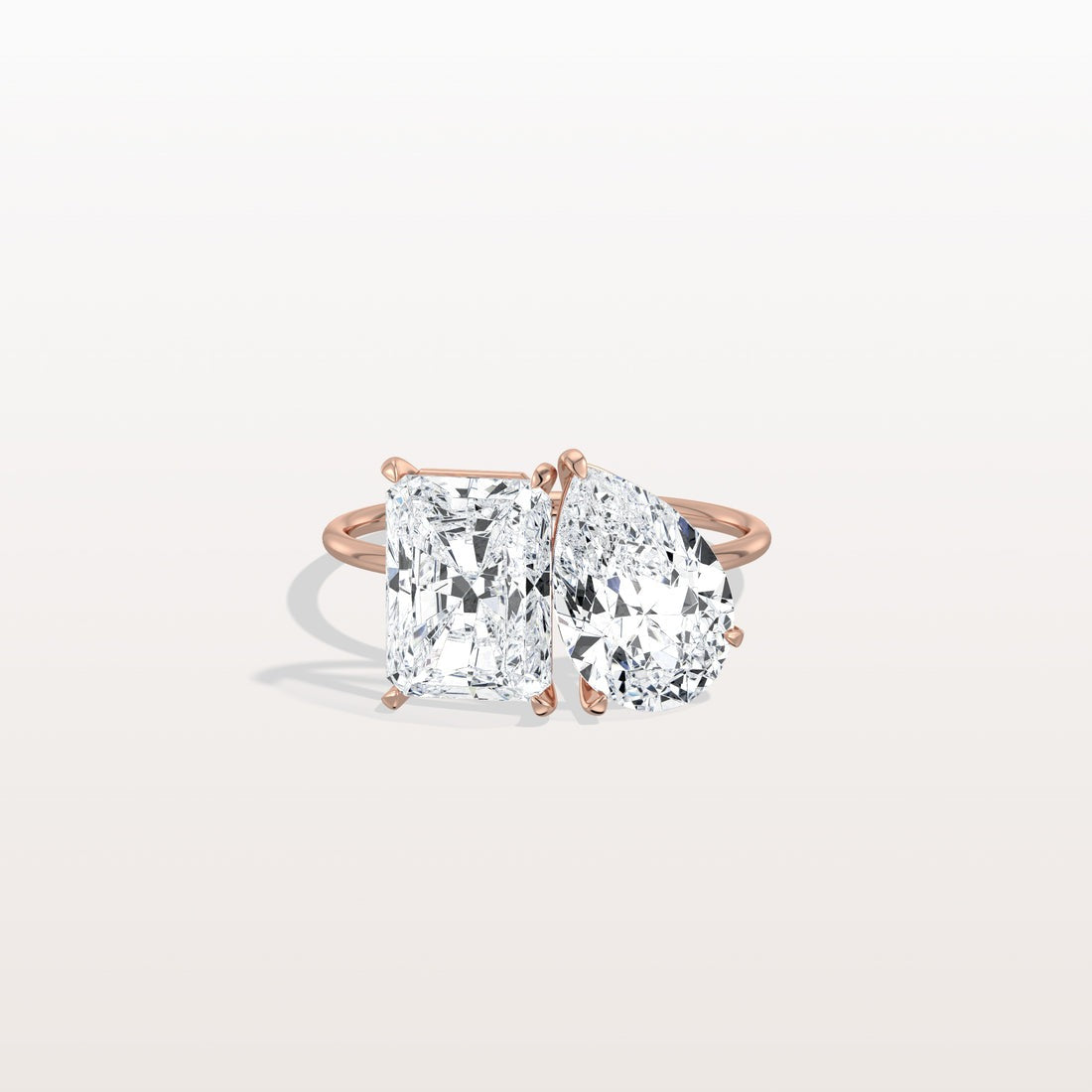 6.00 Ct In Radint Bardot Scallop Engagement Ring
