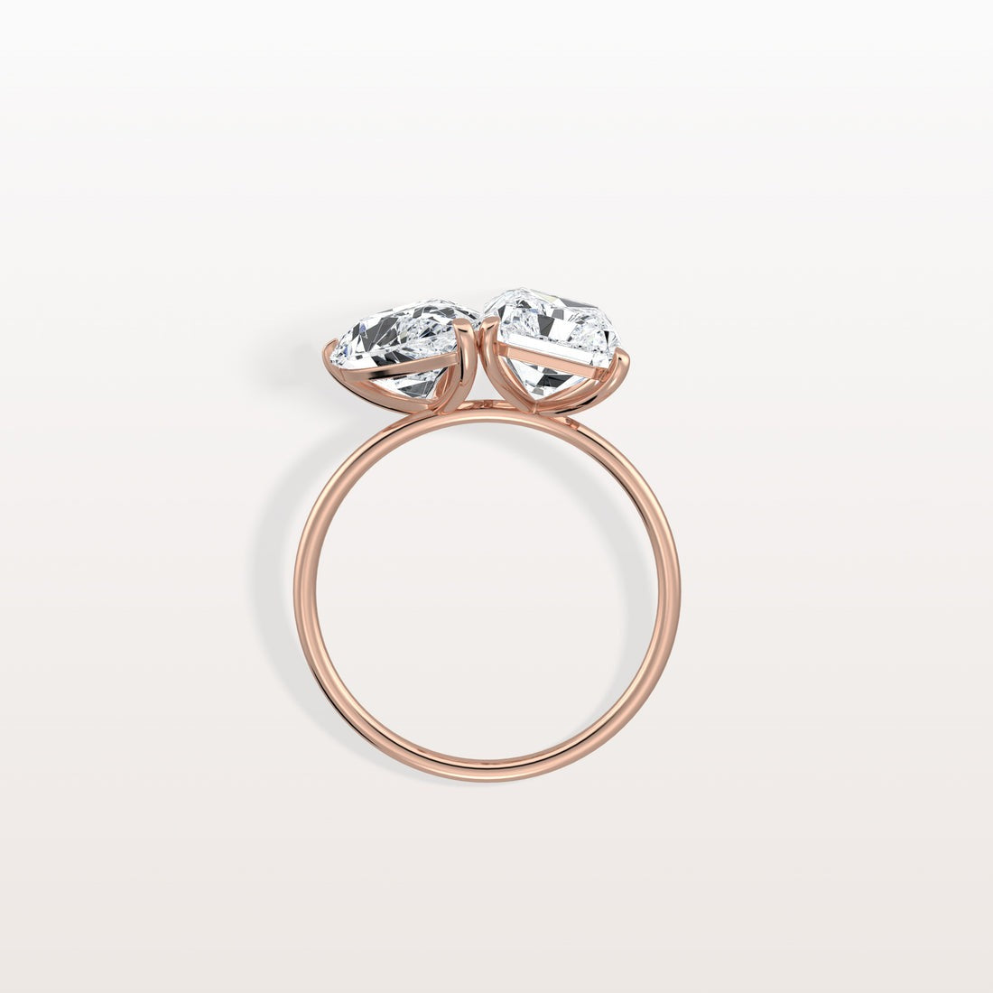 6.00 Ct In Radint Bardot Scallop Engagement Ring