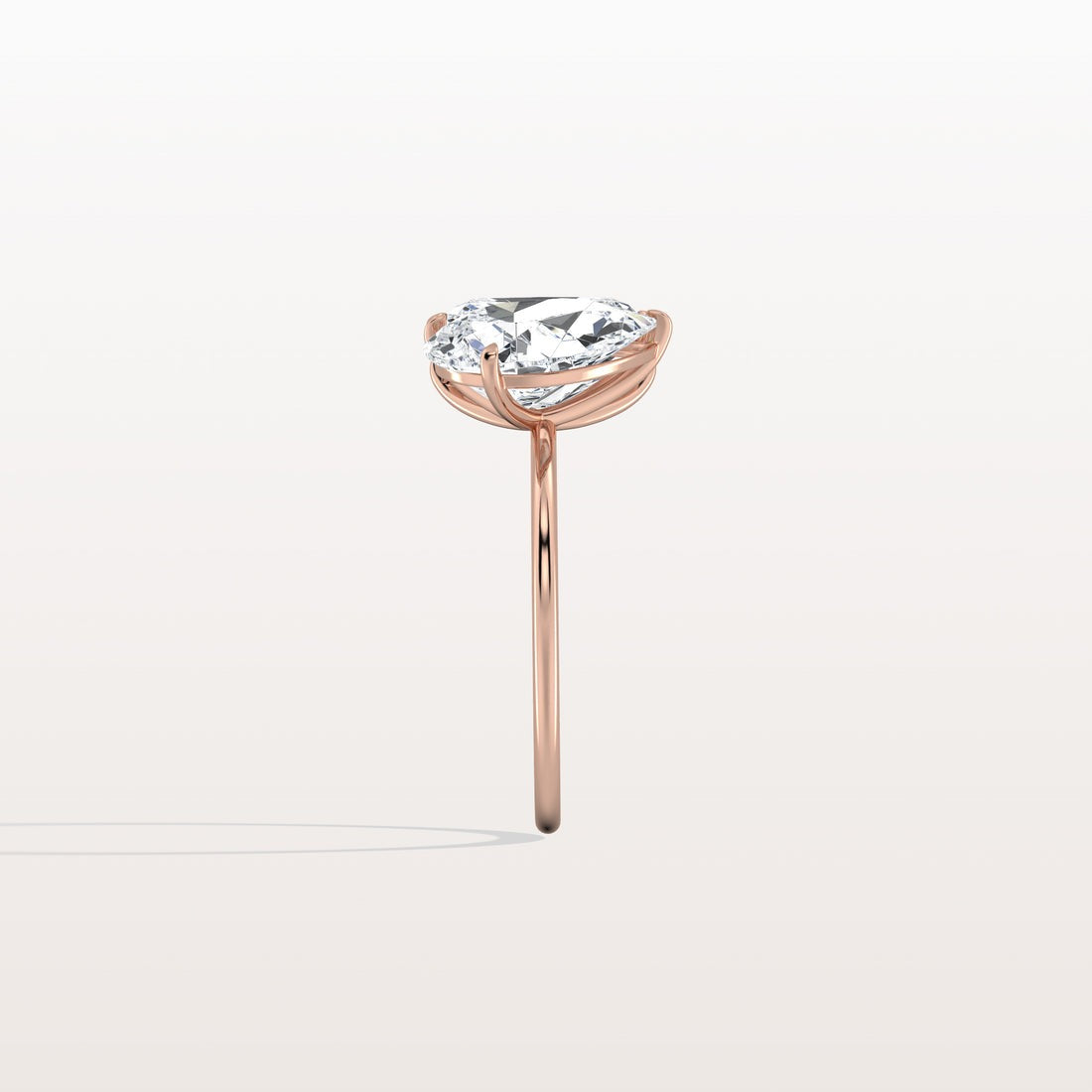 6.00 Ct In Radint Bardot Scallop Engagement Ring