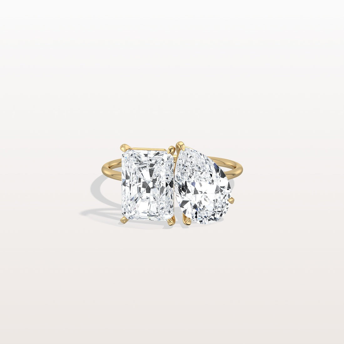 6.00 Ct In Radint Bardot Scallop Engagement Ring