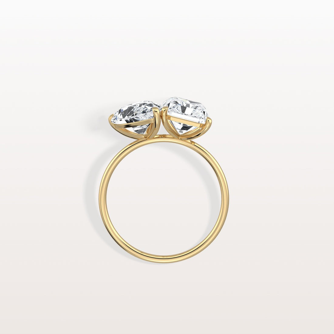 6.00 Ct In Radint Bardot Scallop Engagement Ring