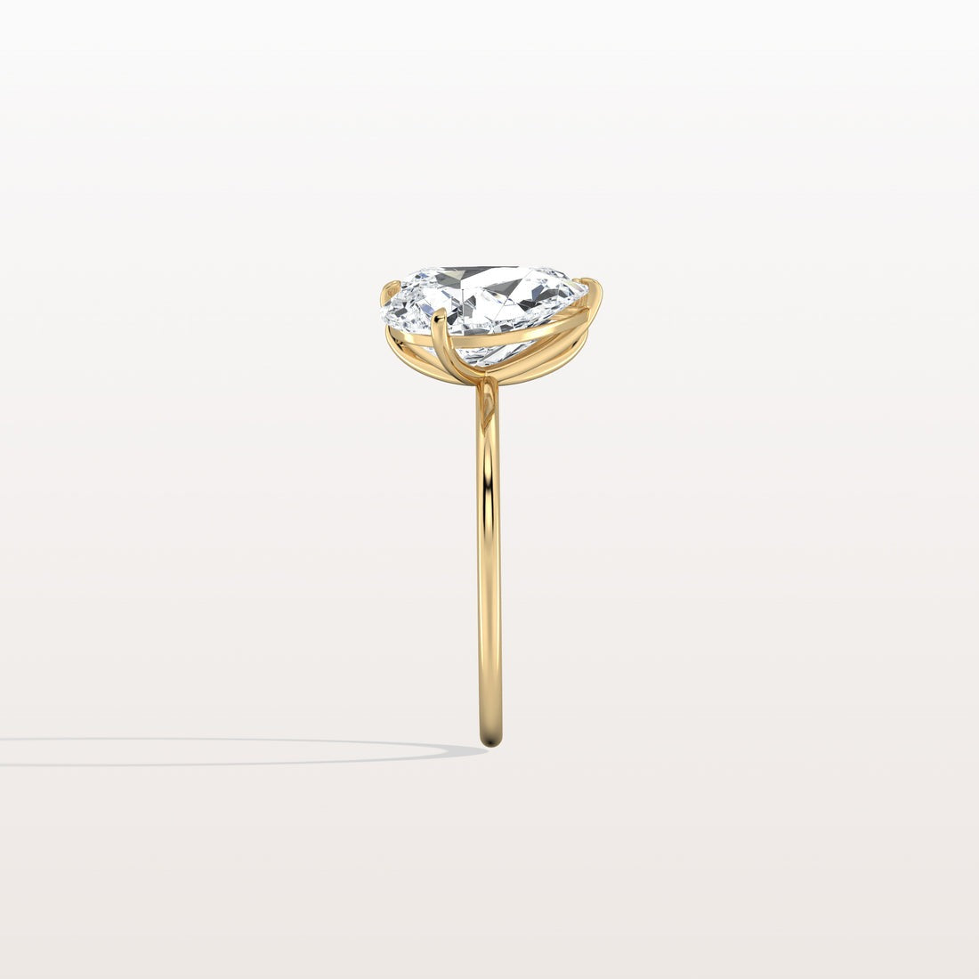 6.00 Ct In Radint Bardot Scallop Engagement Ring