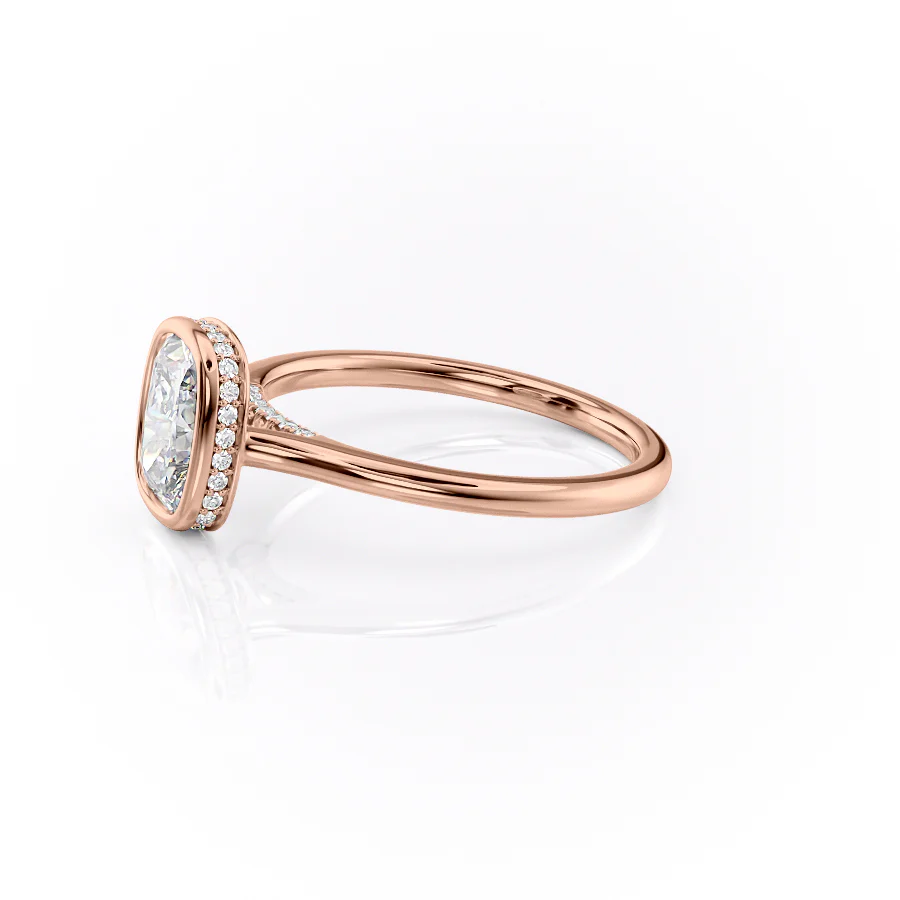3.00 CT The Charlotte Cushion Bezel-Set Engagement Ring