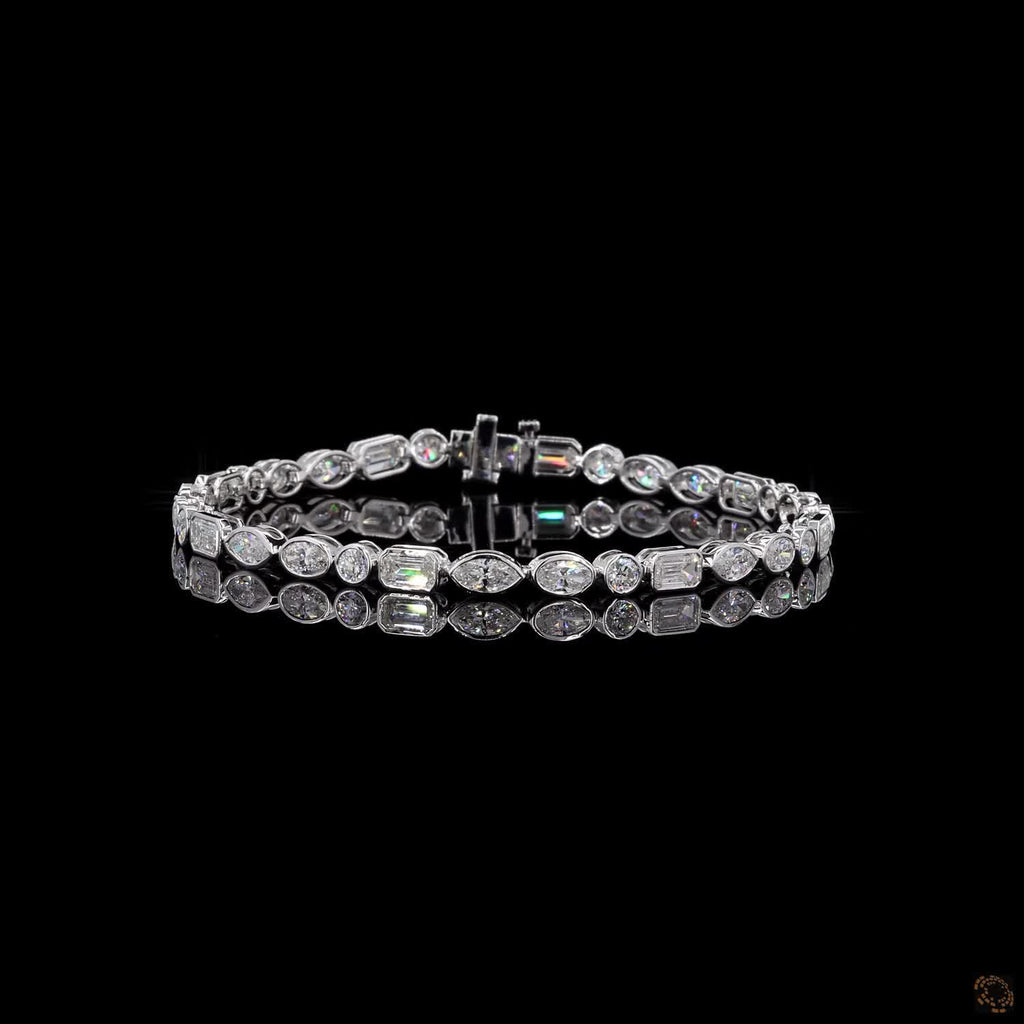 6.55Ct Lab Grown Diamond Tennis Bracelet