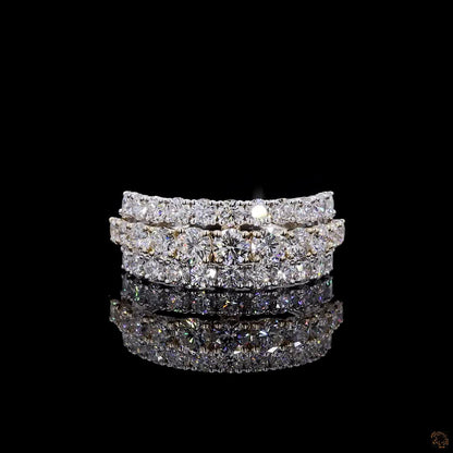 2.64 Ct Round Cut Diamond Engagement Ring, Customized Diamond Ring