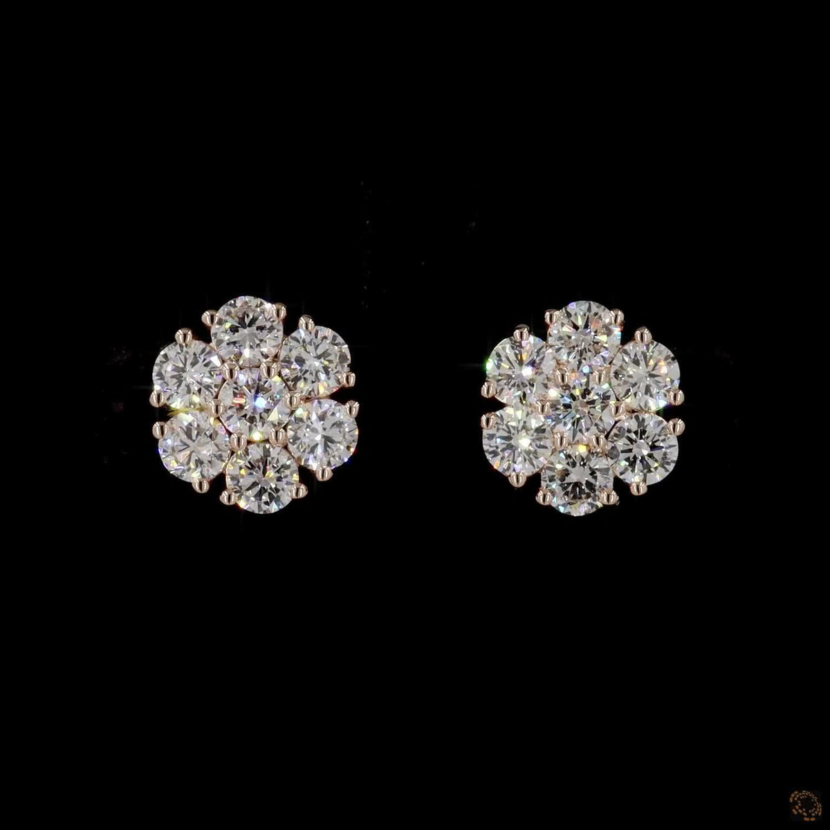 2.22 Ct Floral Modern Elegance, Brilliant Sparkle, Classic Luxury Fine Jewelry