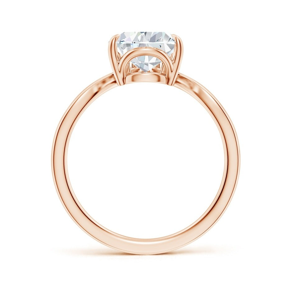 2.65 Ct In Pear Bardot Scallop Engagement Ring