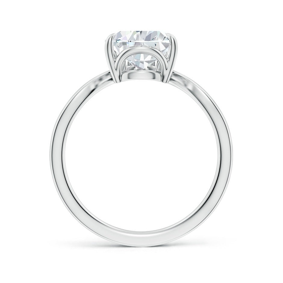 2.65 Ct In Pear Bardot Scallop Engagement Ring