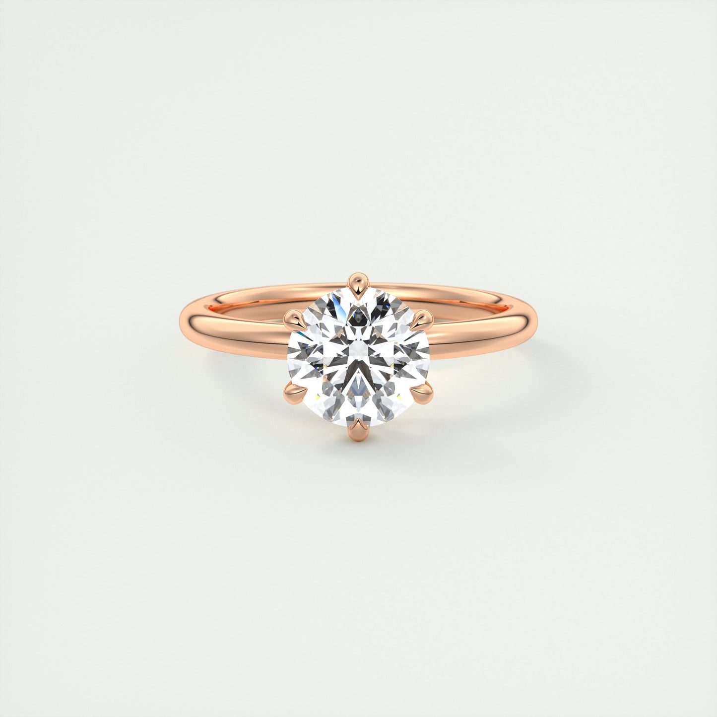 Round Diamond Engagement Ring